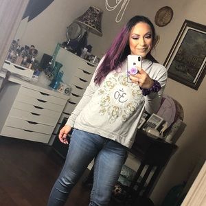 Small namaste hooded shirt